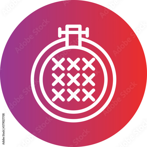 Vector Design Cross Stitch Icon Style