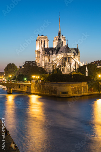 Notre Dame Cathedral in Paris, France © Nattawit