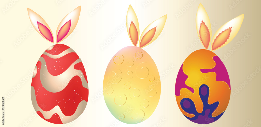 easter eggs Vector easter eggs Vector