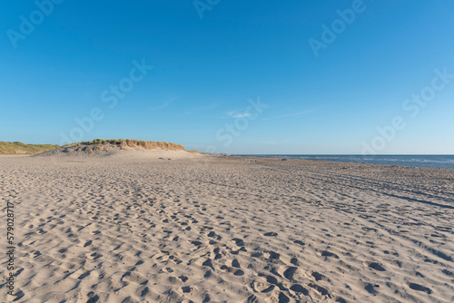 Strand von Schoorl - Camperduin. Provinz Nordholland in den Niederlanden