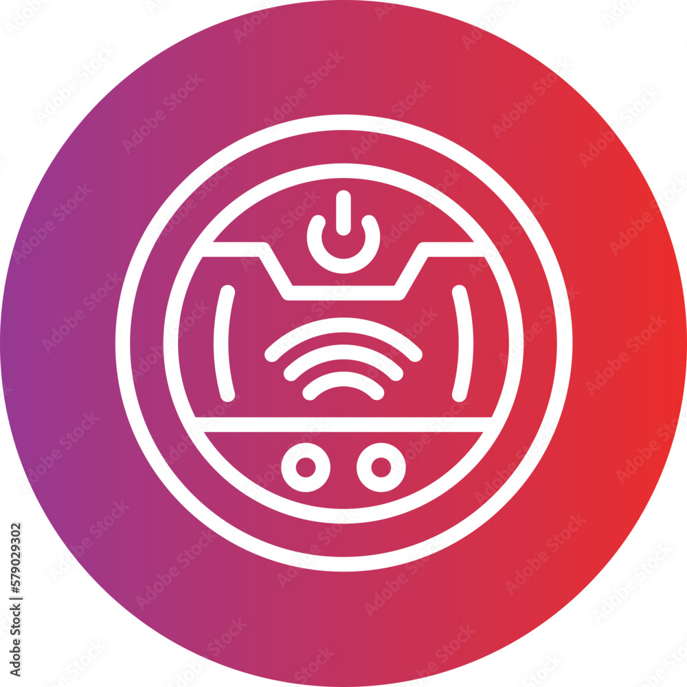 Vector Design Robot Vaccum Icon Style Vector Design Robot Vaccum Icon Style