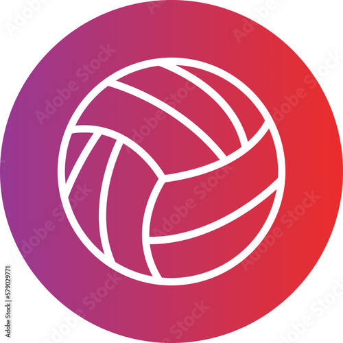 Vector Design Volleyball Icon Style