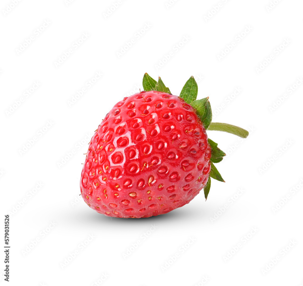 Thai strawberry, fresh Strawberry on white background Thai strawberry, fresh Strawberry on white background