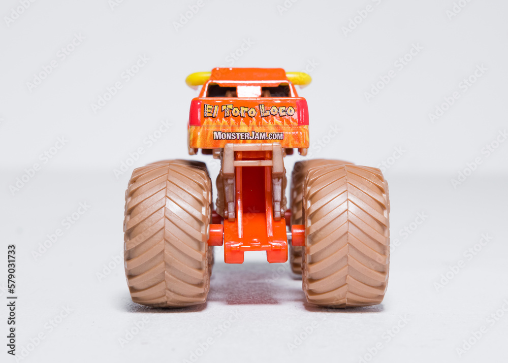 kent, uk 01.01.2023 Hot Wheels Monster Truck el toro loco monster jam