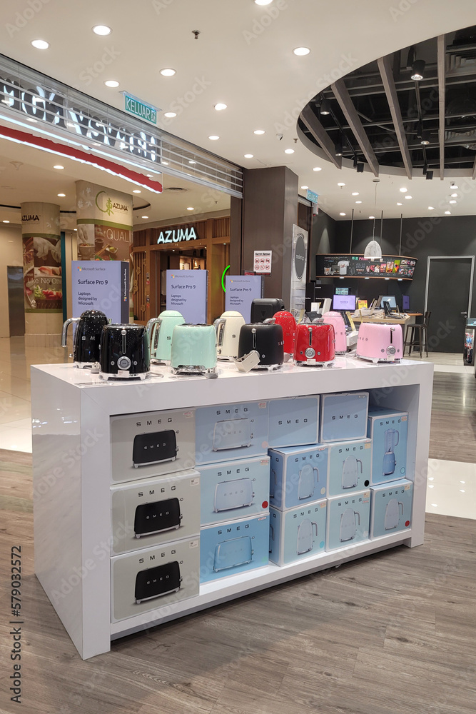 PENANG, MALAYSIA 24 FEB 2023 Interior view of modern kitchen