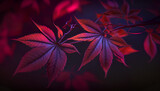 Purple leaves, Generative AI