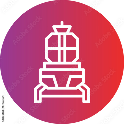 Vector Design Lander Icon Style