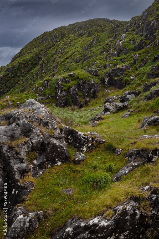 Ireland. Westcoast. Ring of Kerry. Mountains. Rocks. Mystical