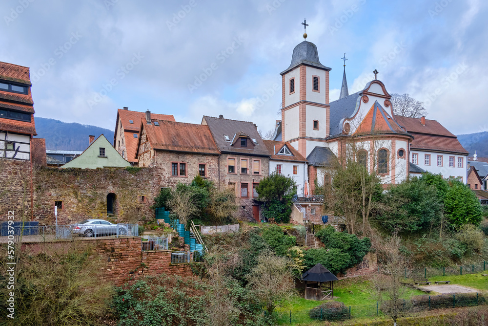 Town of Four Castles Neckarsteinach, Hesse, Germany