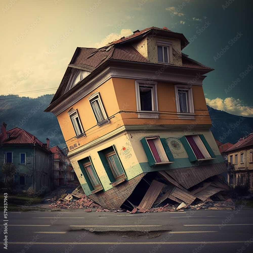 Φωτογραφία Romania earthquake europe the unfortunate moment of the collapse of the house ru