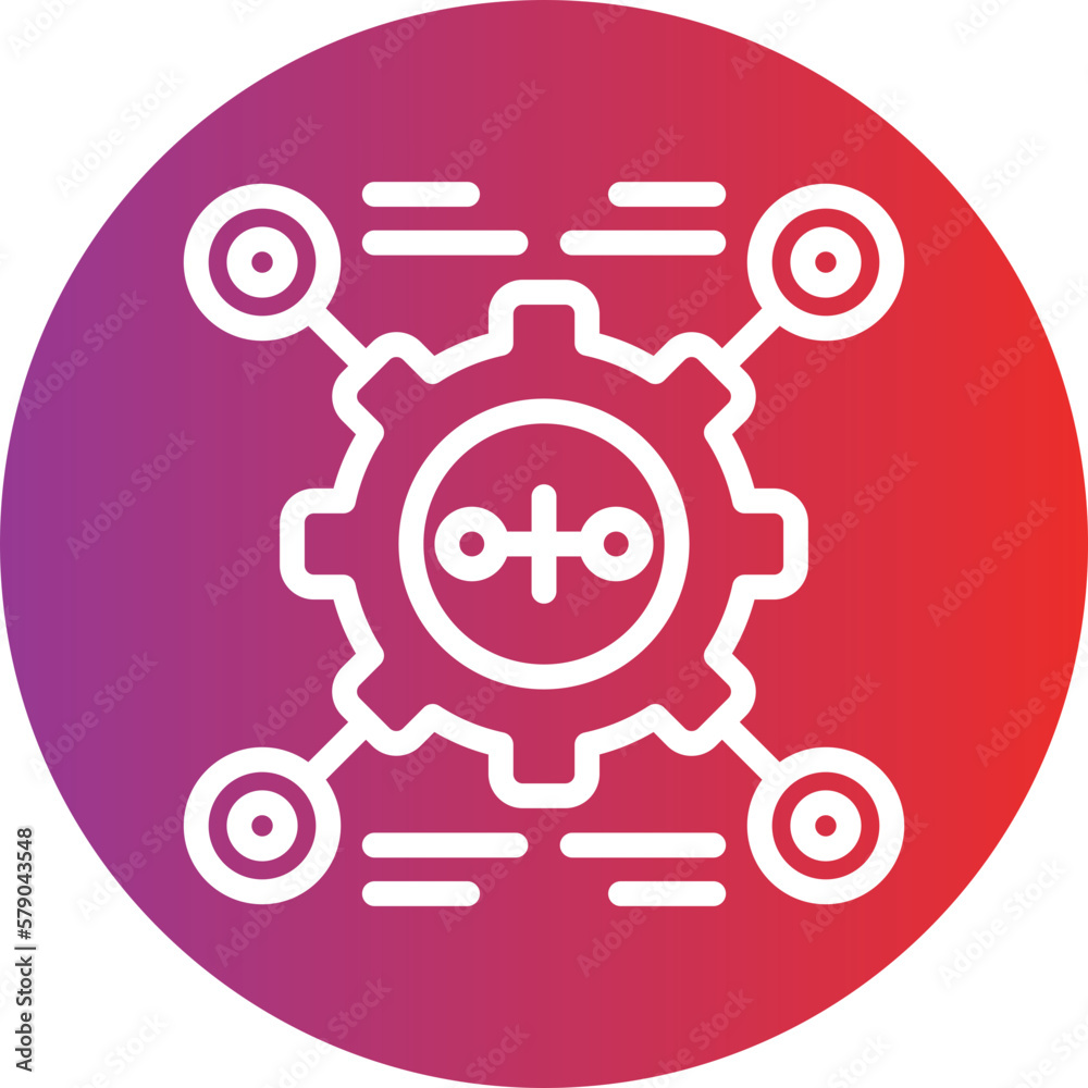 Vector Design Automate Icon Style Vector Design Automate Icon Style