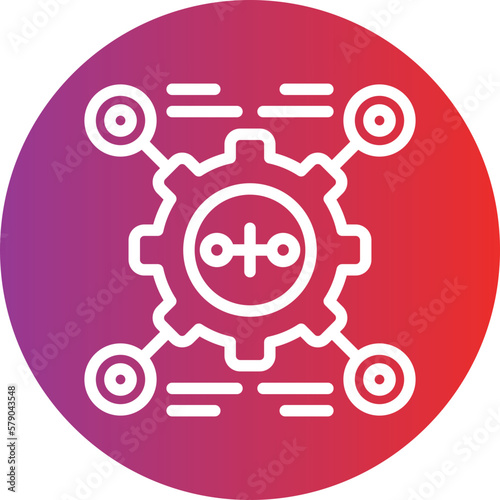 Vector Design Automate Icon Style