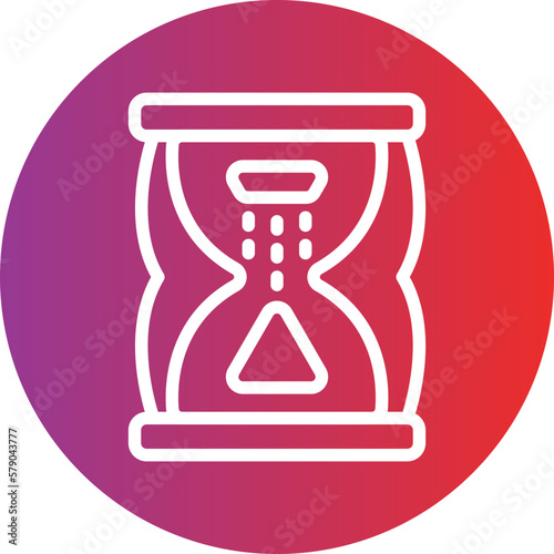 Vector Design Hourglass Icon Style