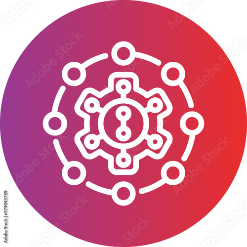 Vector Design Integration Icon Style