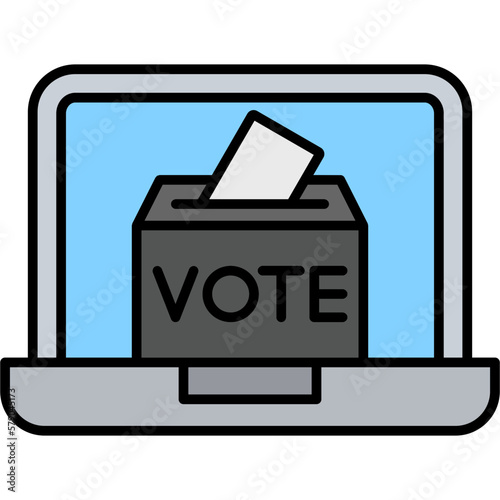 Online Voting Icon