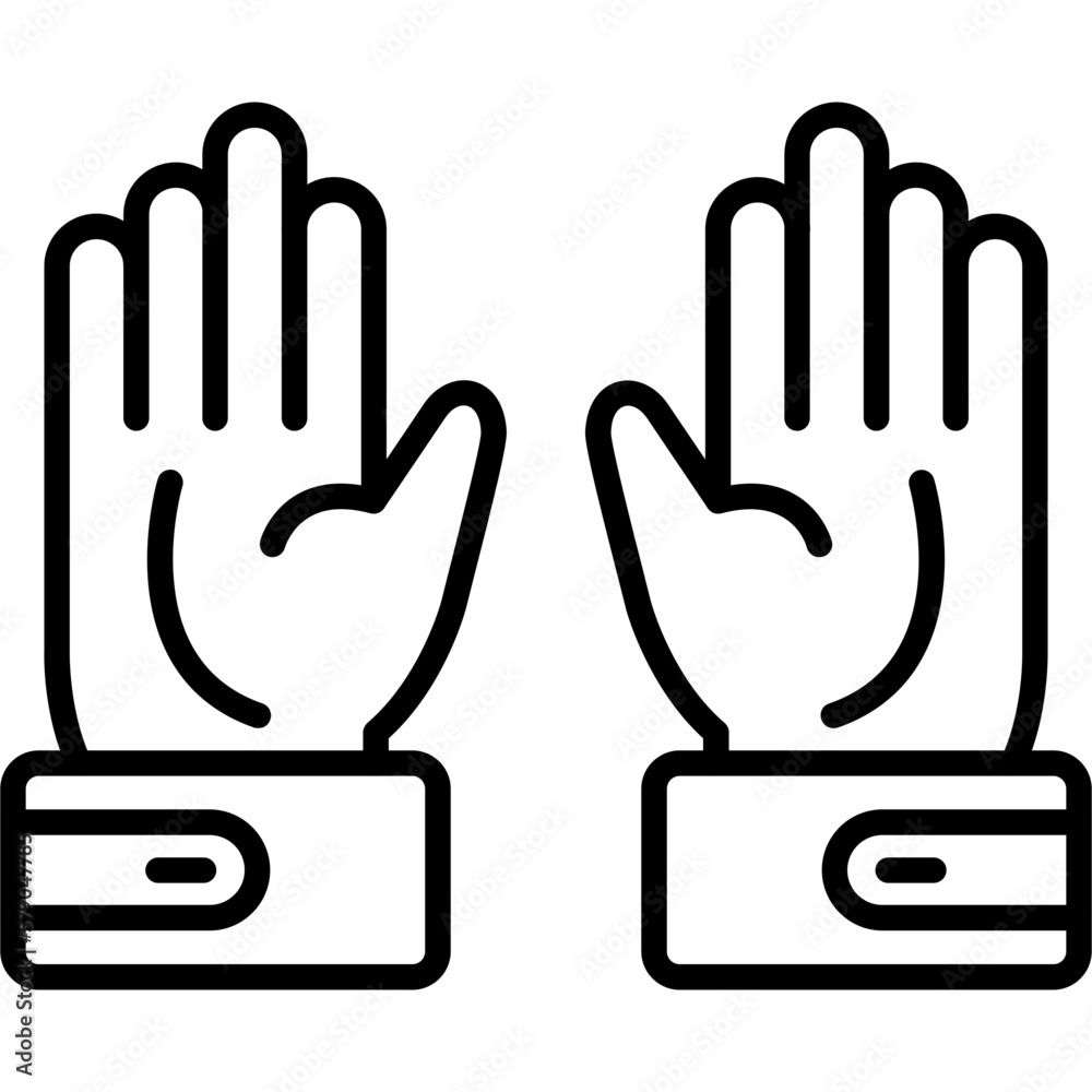 Obraz premium Gloves Icon