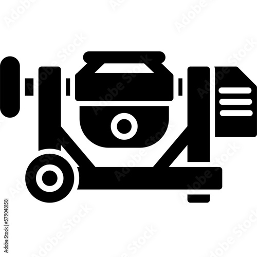 Concrete Mixer Icon