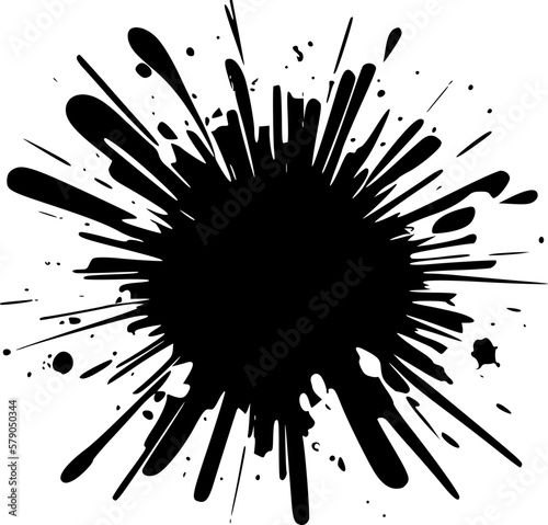 Explosion | Minimalist and Simple Silhouette - Vector illustration