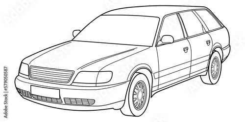 Fotografie classic station wagon