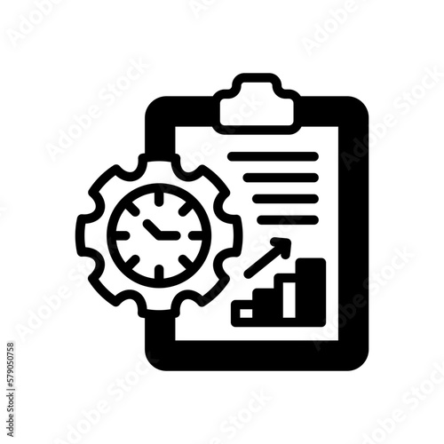 Project Management icon in vector. Logotype