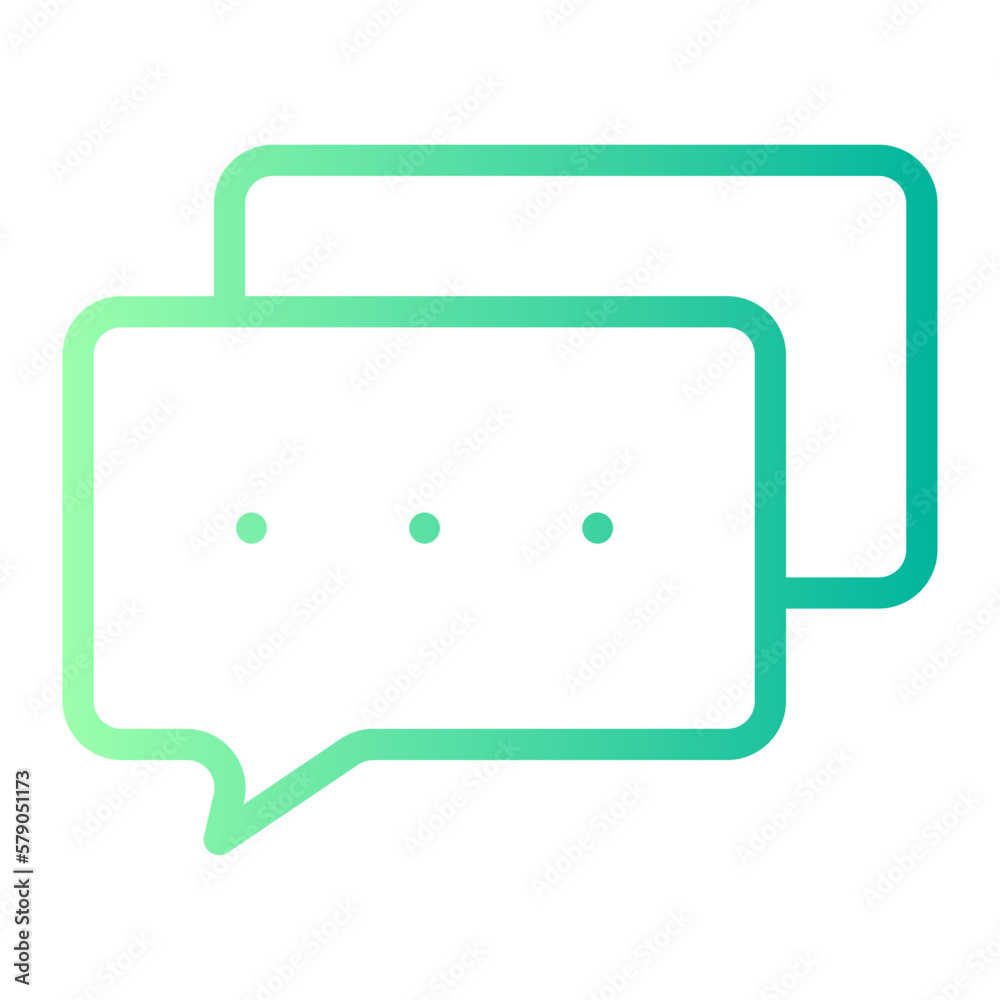 conversation gradient icon conversation gradient icon