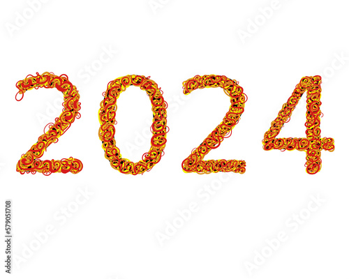 2024, gribouillis