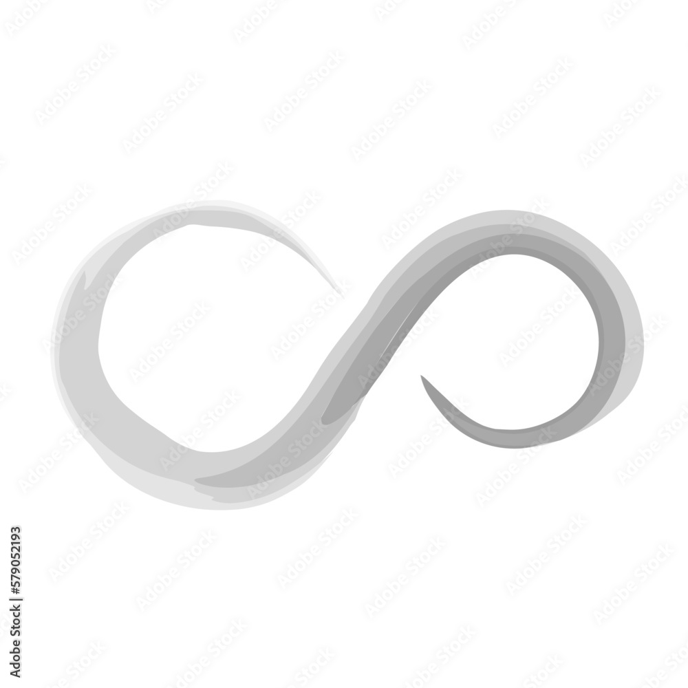 infinity artistic brush stroke vector illustration infinity artistic brush stroke vector illustration