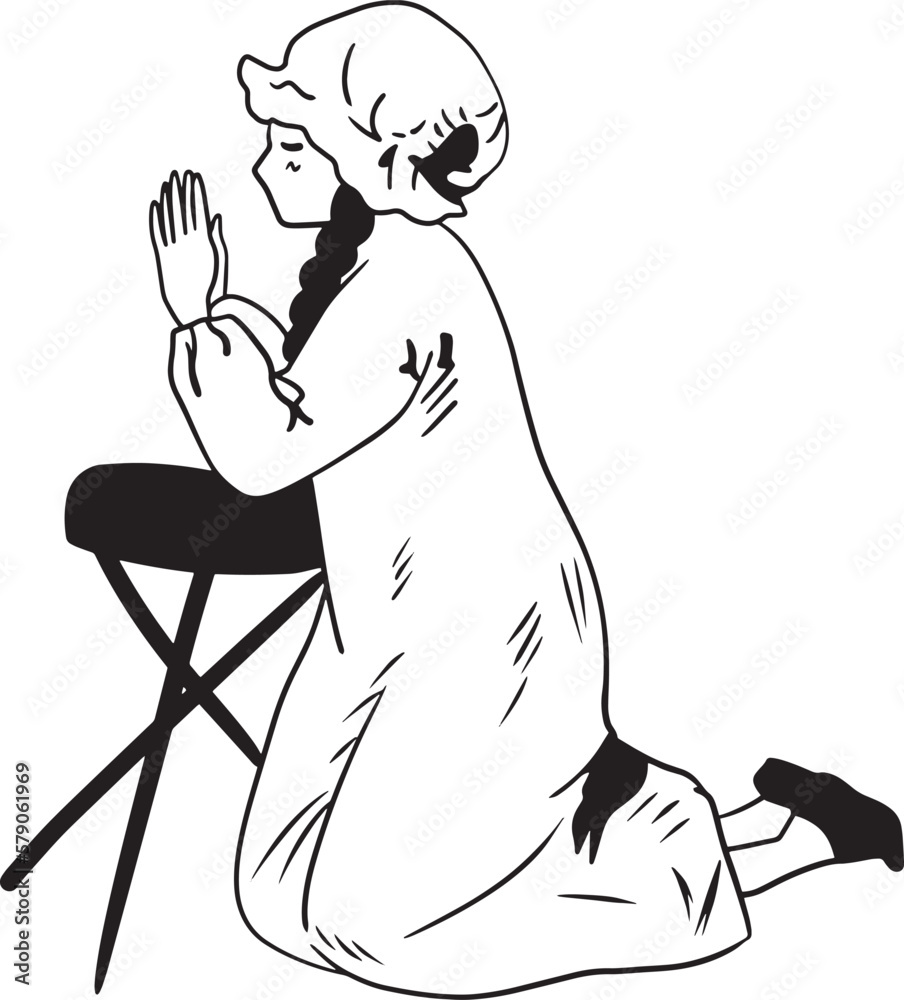 Fototapeta premium make a wish cartoon doodle kawaii anime coloring page cute illustration clipart character chibi manga comic drawing line art free download png image