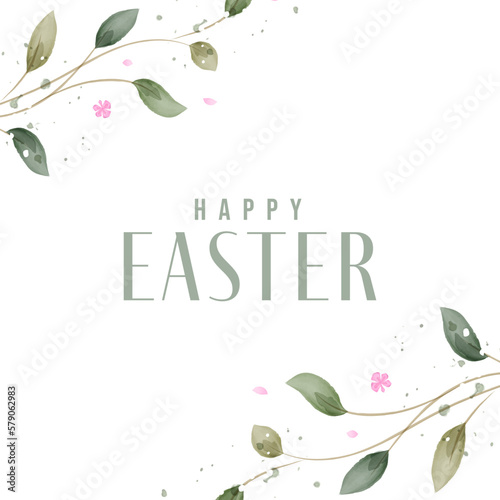 Happy easter card template in rustic style. concept cover. A set of greeting cards.