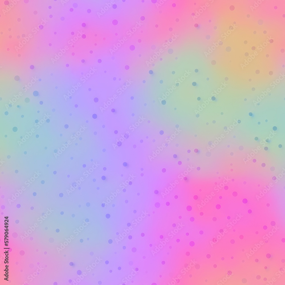 Abstract seamless background with dots, pattern with a pastel color palette, generative ai