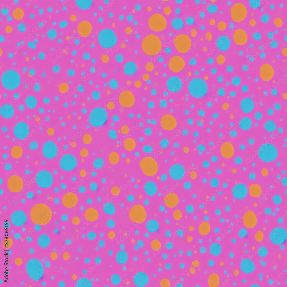 Abstract seamless background with dots, pattern with a pastel color palette, generative ai Abstract seamless background with dots, pattern with a pastel color palette, generative ai