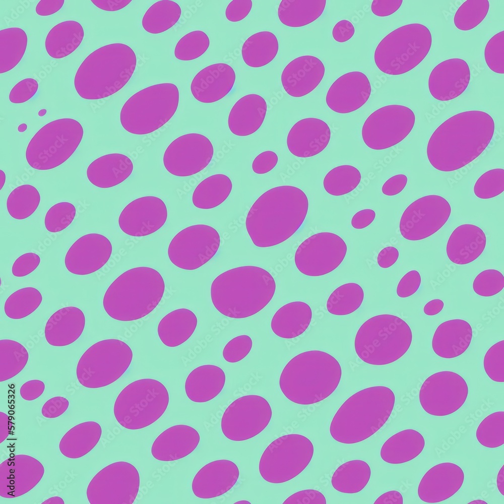 Abstract seamless background with dots, pattern with a pastel color palette, generative ai Abstract seamless background with dots, pattern with a pastel color palette, generative ai