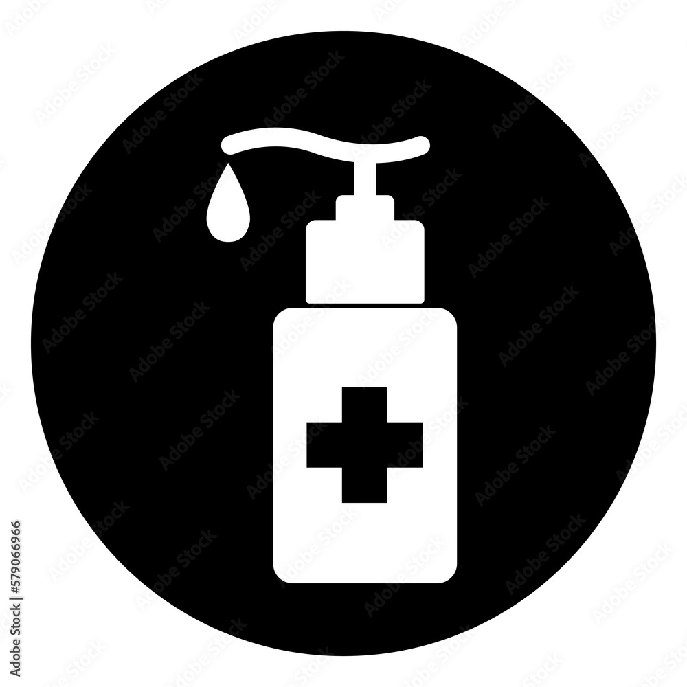 Sanitizer Symbol Sign ,Vector Illustration, Isolate On White Background Label. EPS10