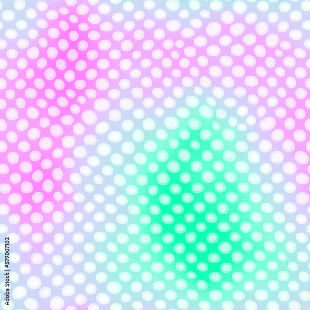 Abstract seamless background with dots, pattern with a pastel color palette, generative ai Abstract seamless background with dots, pattern with a pastel color palette, generative ai