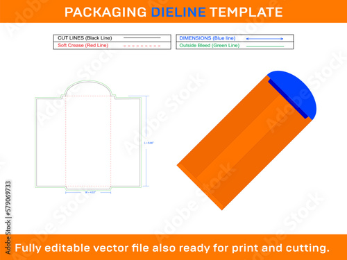 Invitate Envelope Dieline Template photo