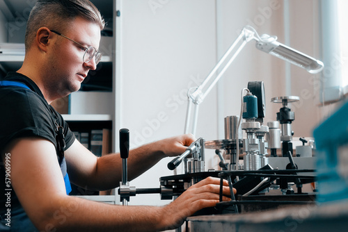 Картината върху платно Professional calibration of pressure gauges and sensors