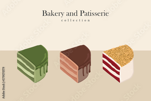 Dessert pastry vector cake event party traditional japanese chinese icon element eat summer food art
