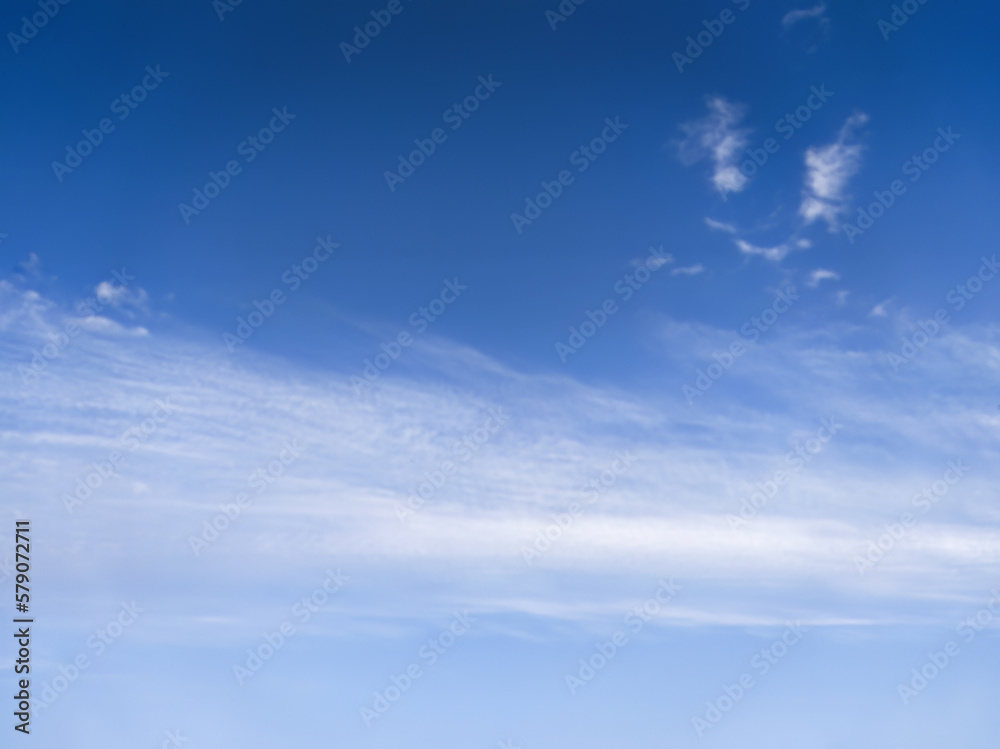 Blue sky with beautiful clouds; background of cloudy sky Blue sky with beautiful clouds; background of cloudy sky