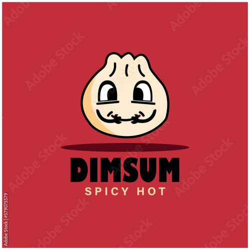 dimsum illustration of food business vector