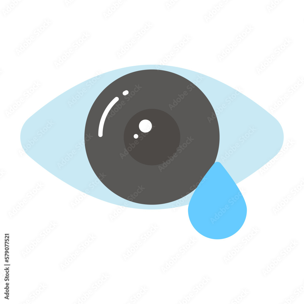 An amazing vector icon of eye drop, in modern style An amazing vector icon of eye drop, in modern style