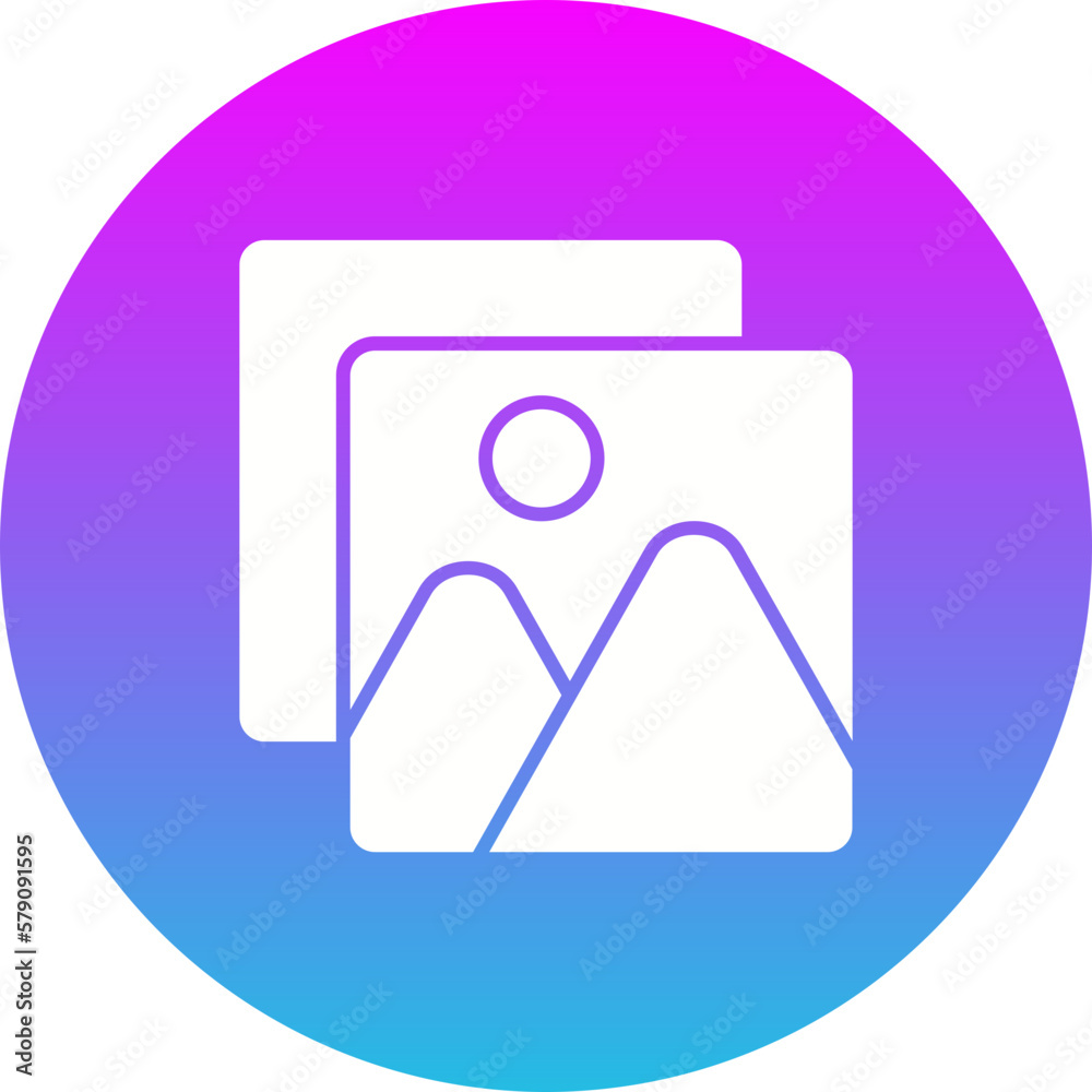 Photo Gradient Circle Glyph Inverted Icon Photo Gradient Circle Glyph Inverted Icon