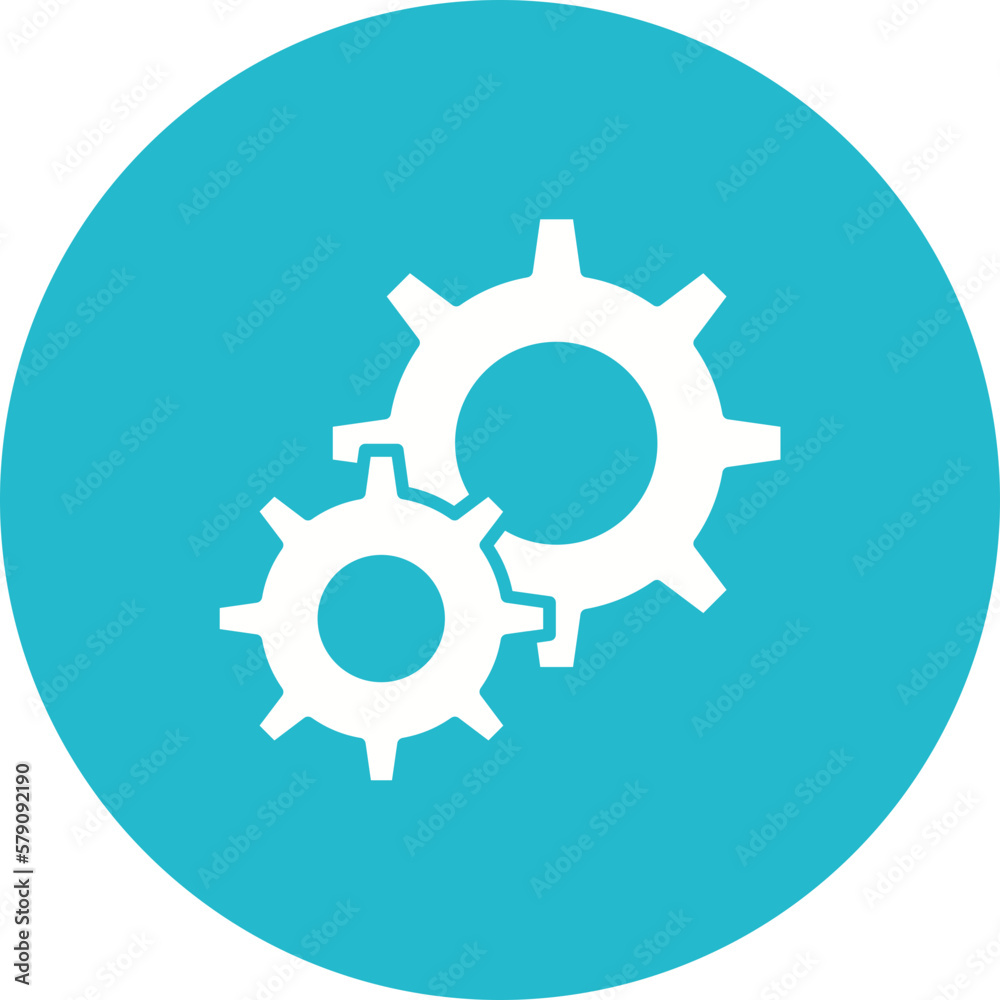 Settings Multicolor Circle Glyph Inverted Icon Settings Multicolor Circle Glyph Inverted Icon