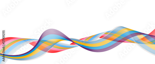 Abstract wave element for design. business background lines vector illustration
