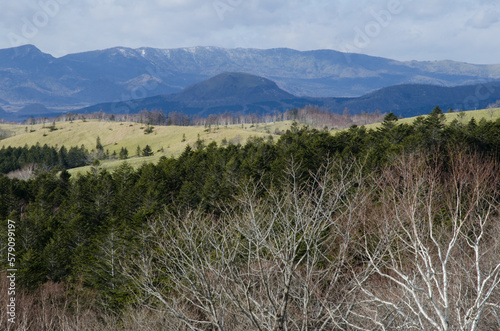 Landscape in Akan Mashu National Park. Hokkaido. Japan. photo