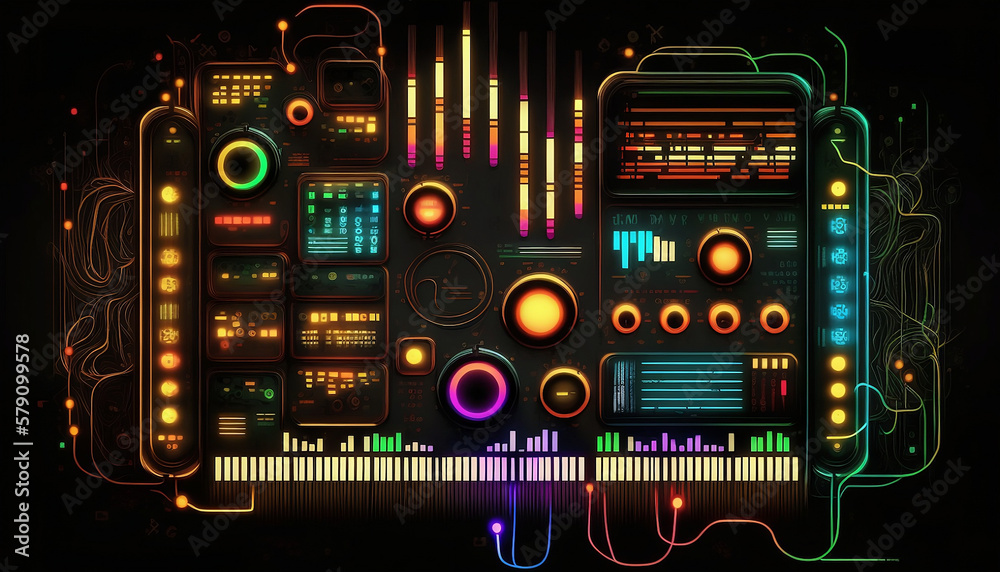 Fototapeta premium electronic circuit board