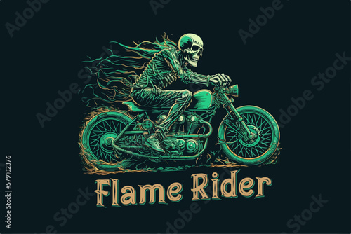 Skull. Vector illustration for t-shirt design