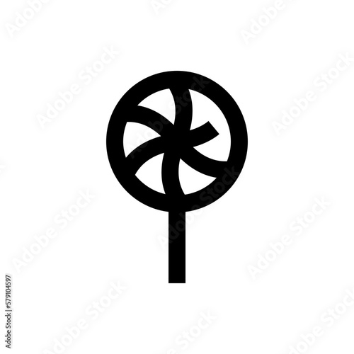 lollipop line icon