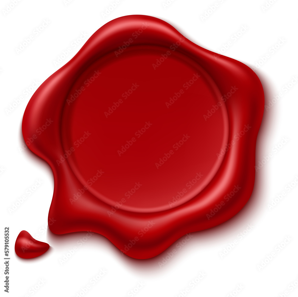 Classic rubber stamp. Red sealing wax quality sign Classic rubber stamp. Red sealing wax quality sign