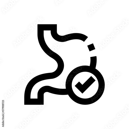 stomach line icon