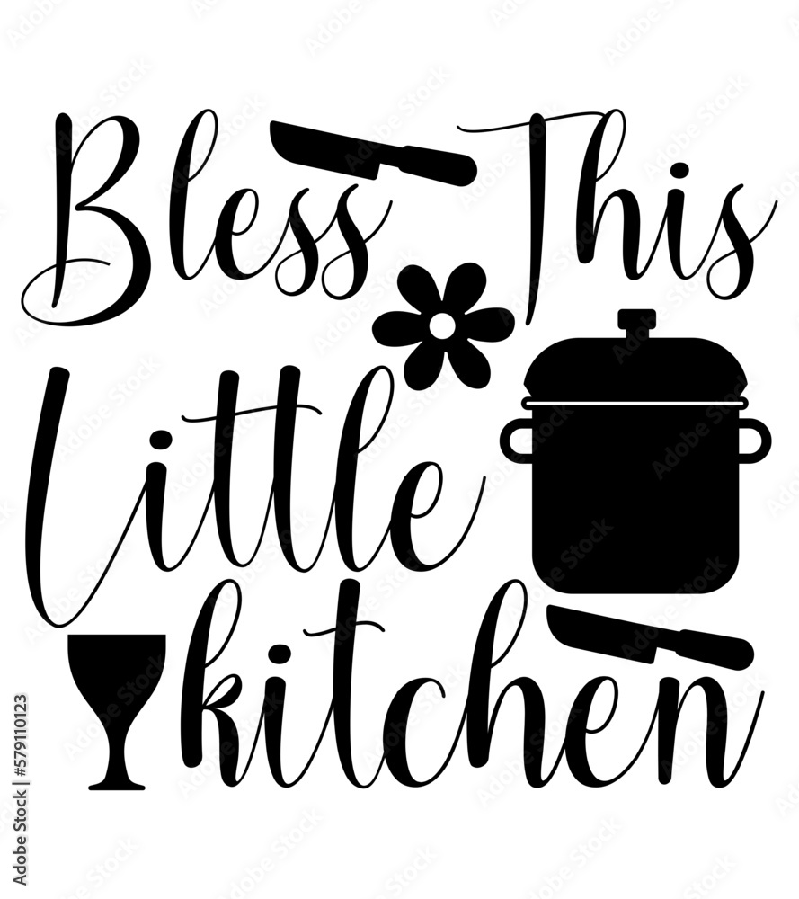 Kitchen Svg, Kitchen Svg Bundle, Potholder Svg, Kitchen Cut File, Chef ...